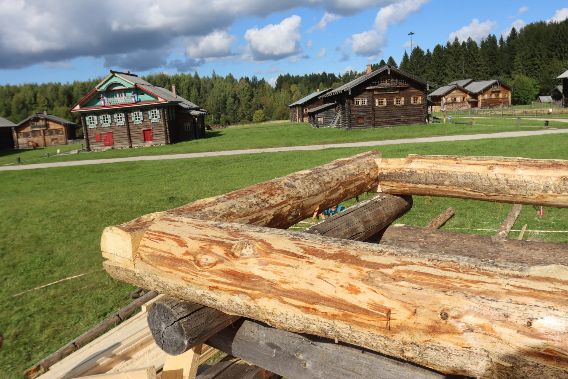 30 августа 2023 года. Ремонтные работы на горке