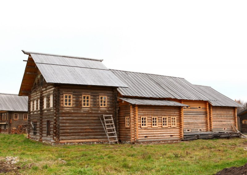 Дом в музее. Фото 2011 г.